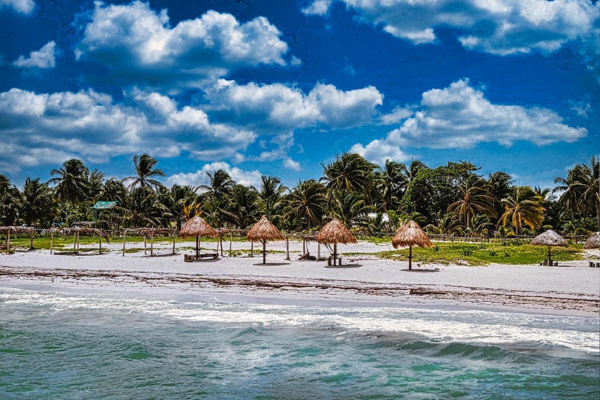 Beachfront Apartment Hacienda Del Cuyo Dış mekan fotoğraf